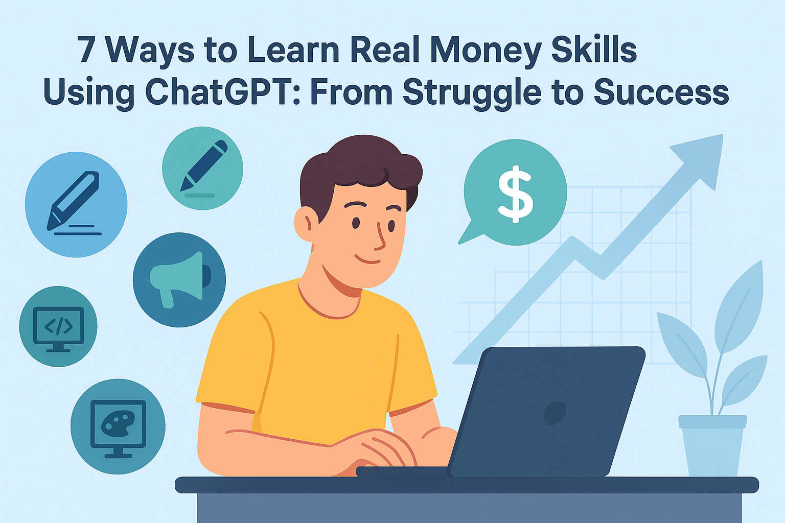 Learn real money skills using ChatGPT with these 7 practical methods to earn income online. Discover writing, marketing, and AI-based skills anyone can master today.